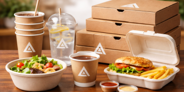 Cups, Plates & Boxes → Paper Cups, PLA Cups, Bowls, Pizza Boxes, Clamshells
