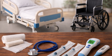 Medical Equipment → Hospital Beds, Wheelchairs, Stethoscopes, Thermometers
