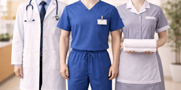 Medical & Hospitality → Scrubs, Lab Coats, Housekeeping Uniforms
